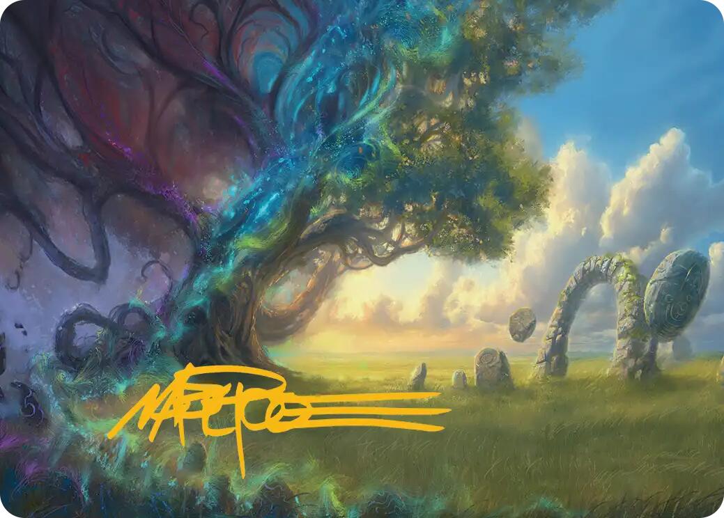 Morningtide's Light Art Card (Gold-Stamped Signature) [Lorwyn Eclipsed Art Series] | Gear Gaming Bentonville