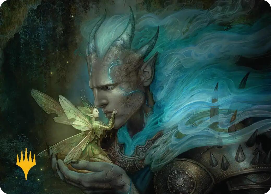 Run Away Together Art Card (Gold-Stamped Planeswalker Symbol) [Lorwyn Eclipsed Art Series] | Gear Gaming Bentonville