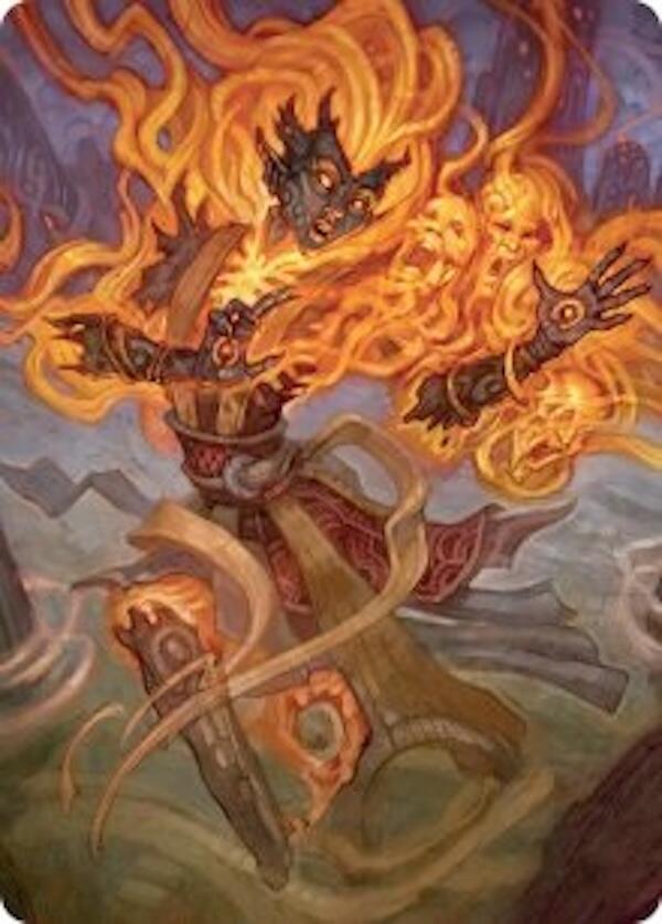 Ashling, Rekindled Art Card (33/54) [Lorwyn Eclipsed Art Series] | Gear Gaming Bentonville