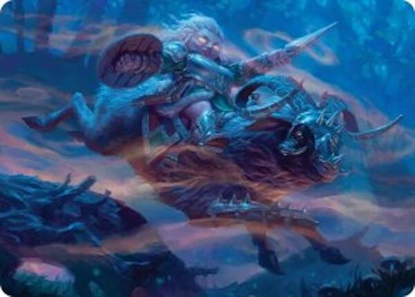 Bristlebane Outrider Art Card [Lorwyn Eclipsed Art Series] | Gear Gaming Bentonville