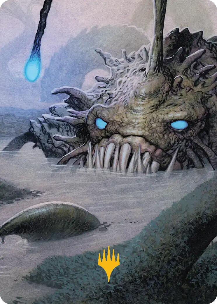 Deceit Art Card (Gold-Stamped Planeswalker Symbol) [Lorwyn Eclipsed Art Series] | Gear Gaming Bentonville