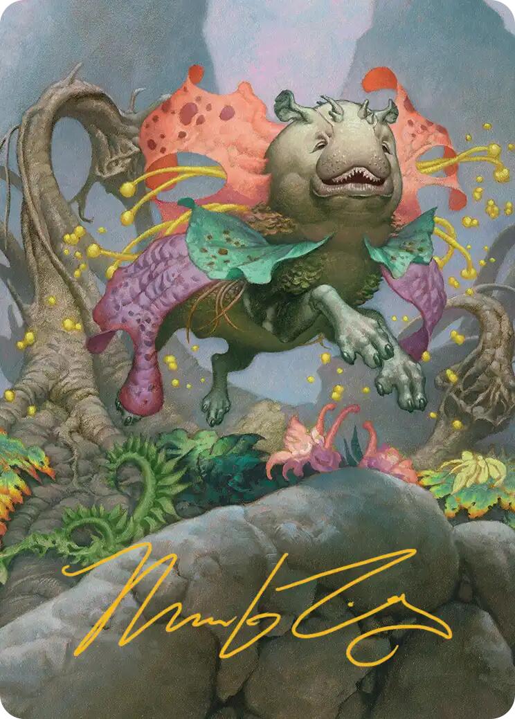 Vibrance Art Card (Gold-Stamped Signature) [Lorwyn Eclipsed Art Series] | Gear Gaming Bentonville