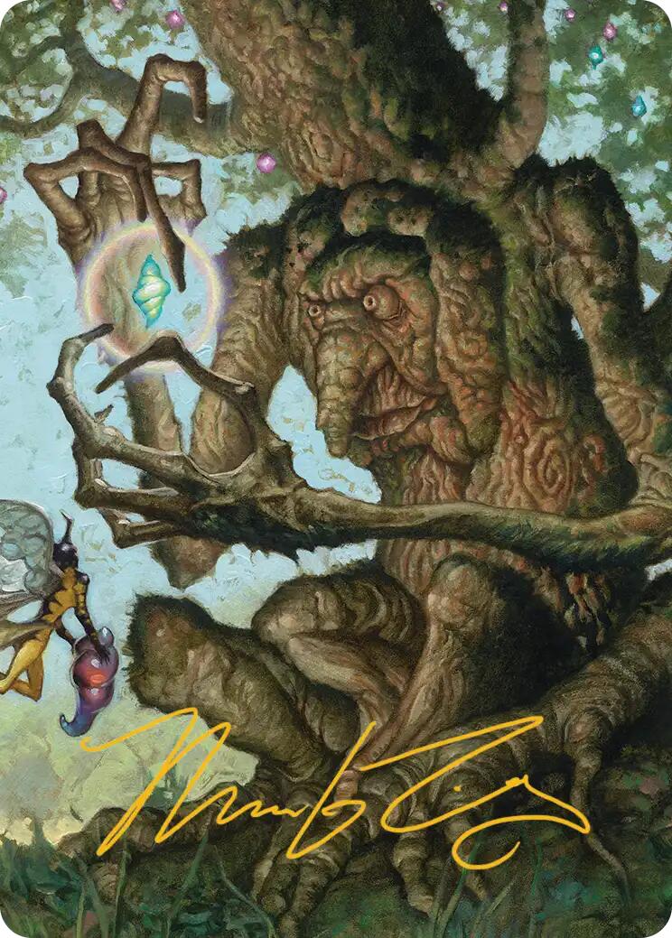 Faeburrow Elder Art Card (Gold-Stamped Signature) [Lorwyn Eclipsed Art Series] | Gear Gaming Bentonville