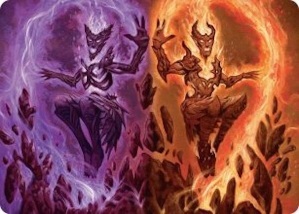 Fire Covenant Art Card [Lorwyn Eclipsed Art Series] | Gear Gaming Bentonville