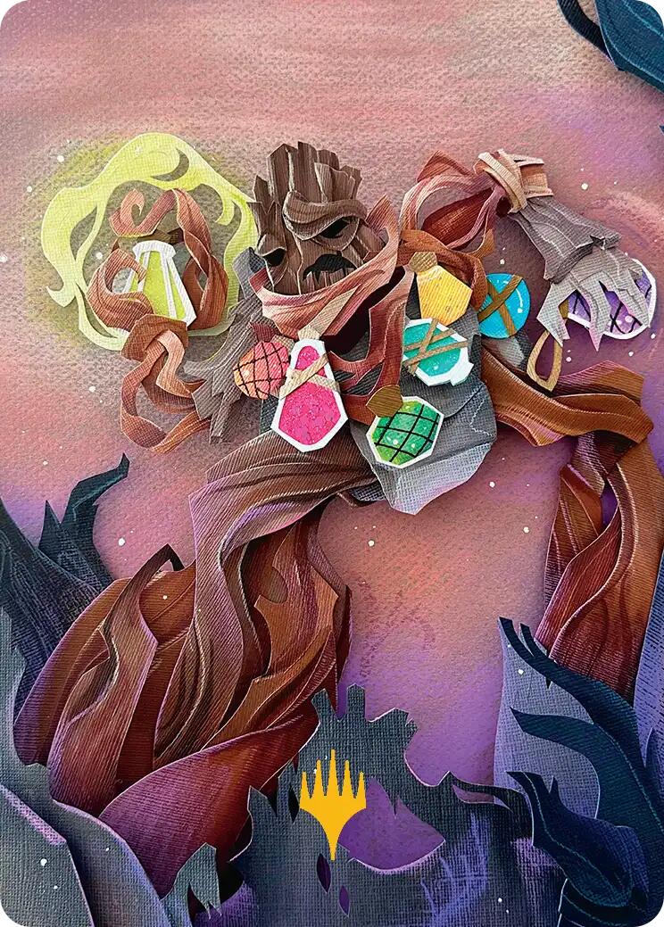Painter's Servant Art Card (Gold-Stamped Planeswalker Symbol) [Lorwyn Eclipsed Art Series] | Gear Gaming Bentonville