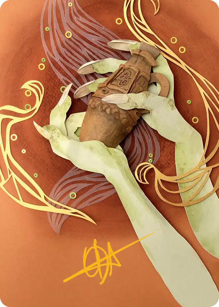 Thousand-Year Elixir Art Card (Gold-Stamped Signature) [Lorwyn Eclipsed Art Series] | Gear Gaming Bentonville