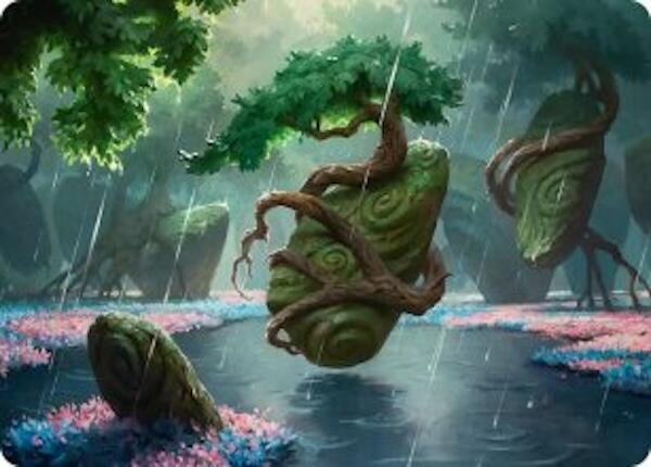 Rain-Slicked Copse Art Card [Lorwyn Eclipsed Art Series] | Gear Gaming Bentonville