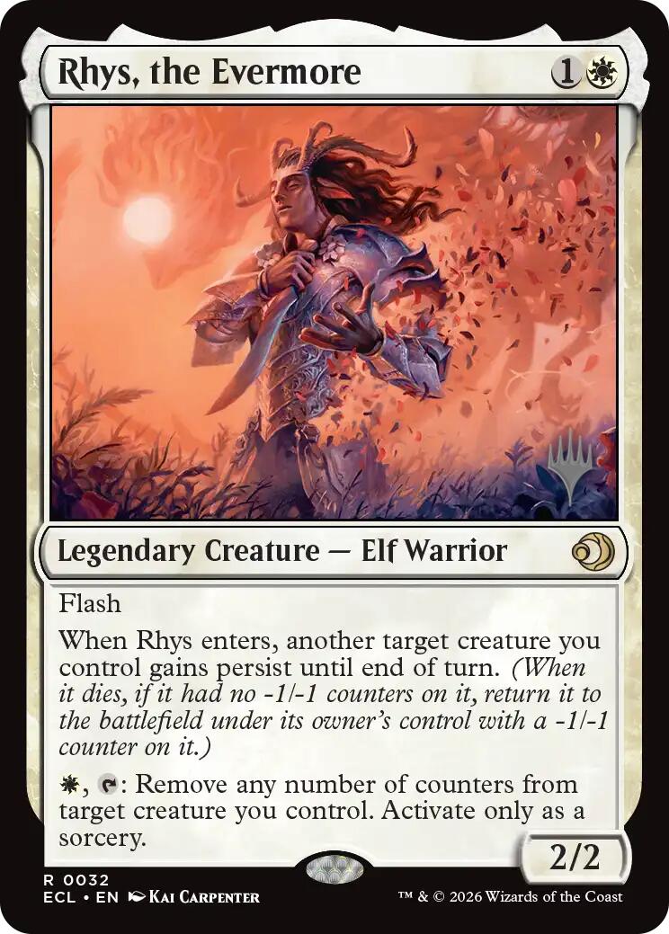 Rhys, the Evermore [Lorwyn Eclipsed Promos] | Gear Gaming Bentonville