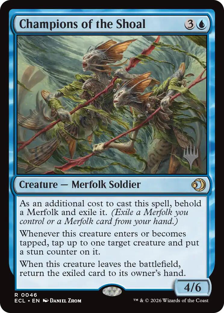 Champions of the Shoal [Lorwyn Eclipsed Promos] | Gear Gaming Bentonville