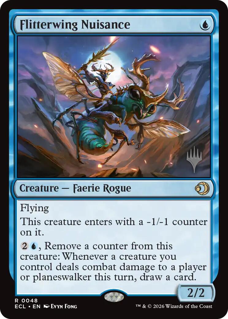 Flitterwing Nuisance [Lorwyn Eclipsed Promos] | Gear Gaming Bentonville