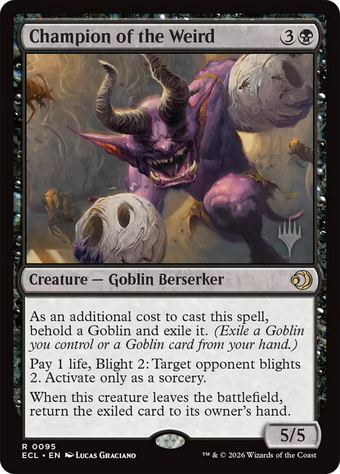 Champion of the Weird [Lorwyn Eclipsed Promos] | Gear Gaming Bentonville