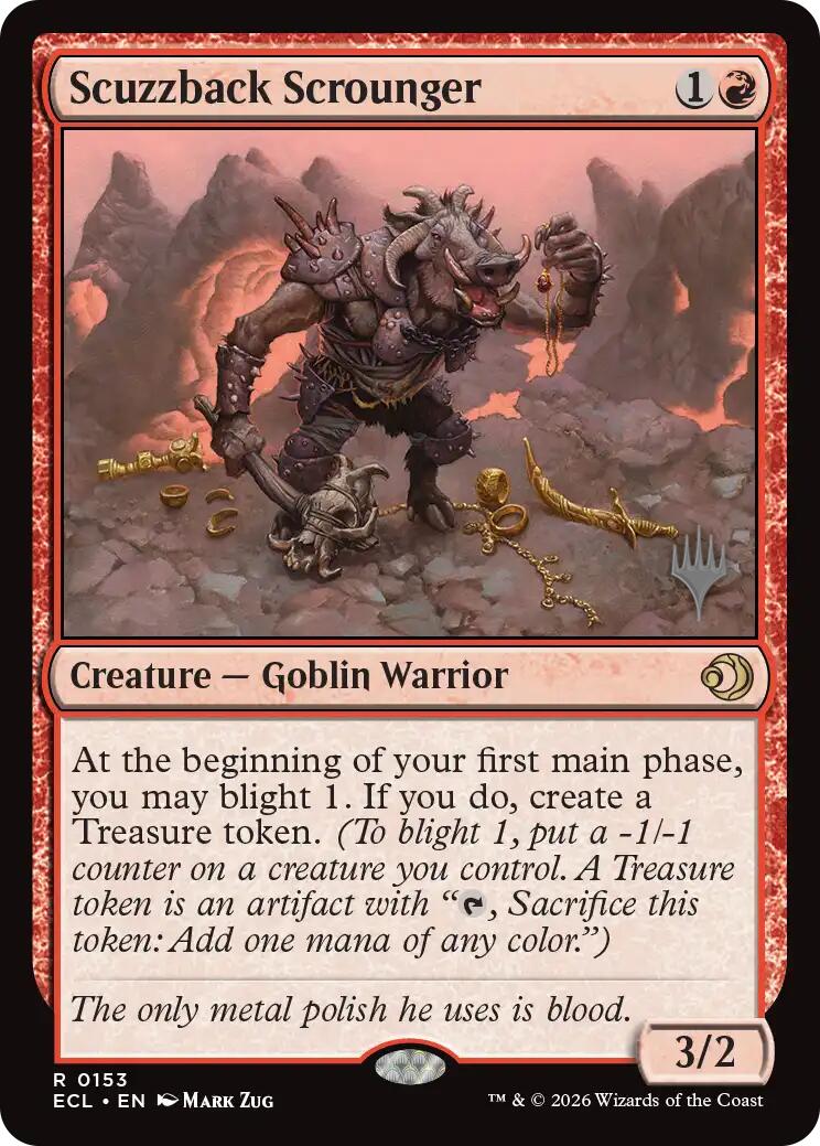 Scuzzback Scrounger [Lorwyn Eclipsed Promos] | Gear Gaming Bentonville