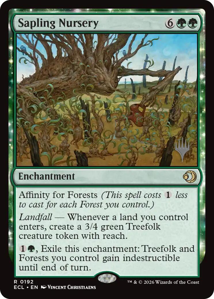 Sapling Nursery [Lorwyn Eclipsed Promos] | Gear Gaming Bentonville