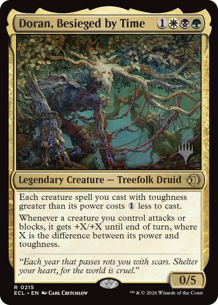 Doran, Besieged by Time [Lorwyn Eclipsed Promos] | Gear Gaming Bentonville
