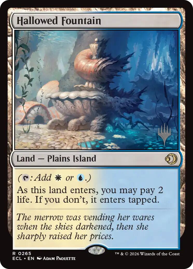 Hallowed Fountain [Lorwyn Eclipsed Promos] | Gear Gaming Bentonville
