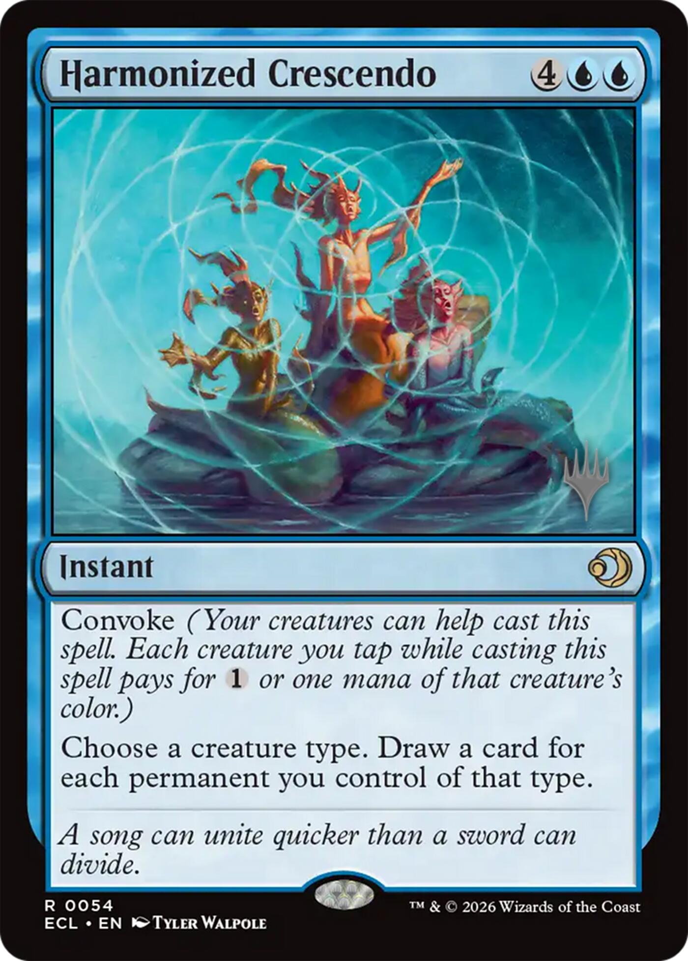 Harmonized Crescendo [Lorwyn Eclipsed Promos] | Gear Gaming Bentonville