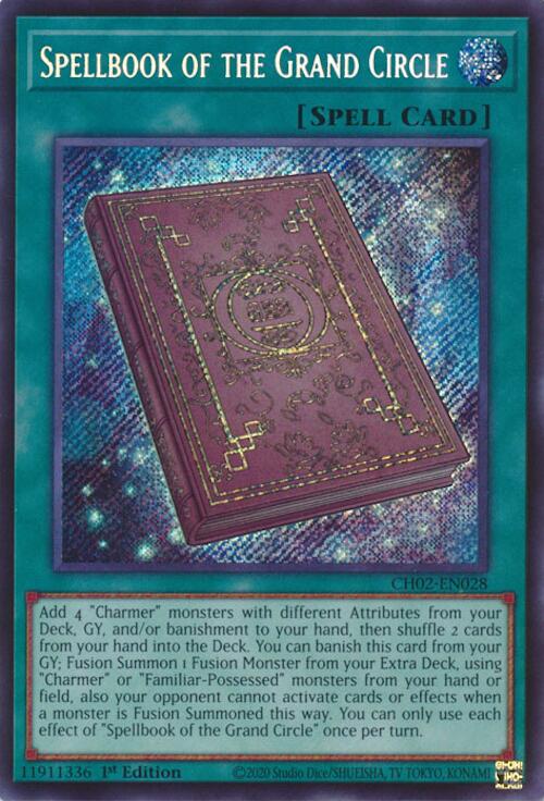 Spellbook of the Grand Circle [CH02-EN028] Secret Rare | Gear Gaming Bentonville