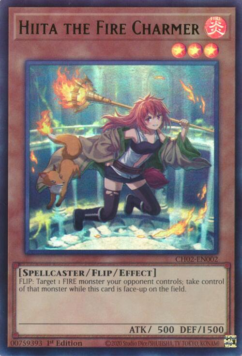 Hiita the Fire Charmer (Ultra Rare) [CH02-EN002] Ultra Rare | Gear Gaming Bentonville