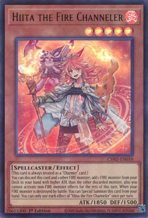 Hiita the Fire Channeler [CH02-EN010] Ultra Rare | Gear Gaming Bentonville