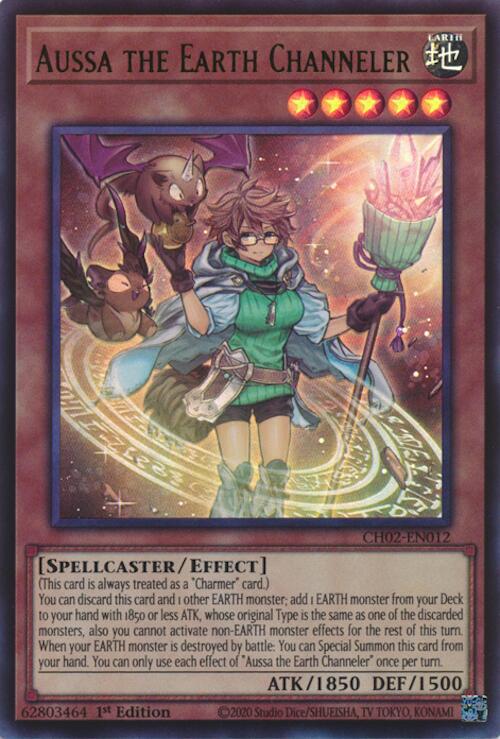 Aussa the Earth Channeler [CH02-EN012] Ultra Rare | Gear Gaming Bentonville