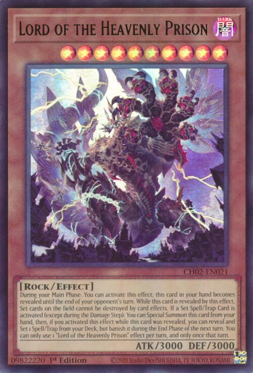 Lord of the Heavenly Prison [CH02-EN021] Ultra Rare | Gear Gaming Bentonville