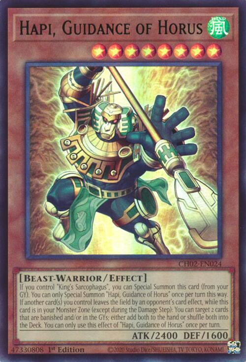 Hapi, Guidance of Horus [CH02-EN024] Ultra Rare | Gear Gaming Bentonville