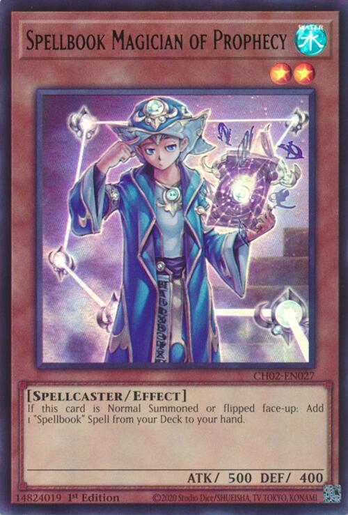 Spellbook Magician of Prophecy [CH02-EN027] Ultra Rare | Gear Gaming Bentonville