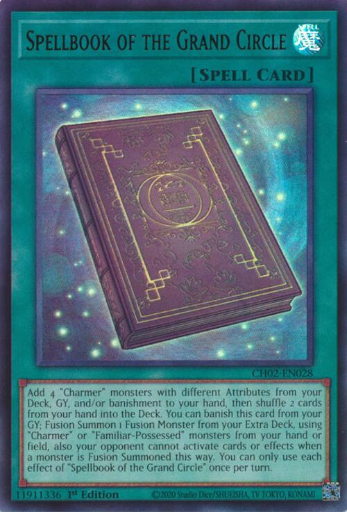 Spellbook of the Grand Circle (Ultra Rare) [CH02-EN028] Ultra Rare | Gear Gaming Bentonville
