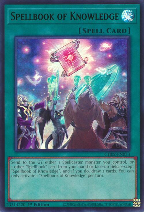 Spellbook of Knowledge [CH02-EN033] Ultra Rare | Gear Gaming Bentonville