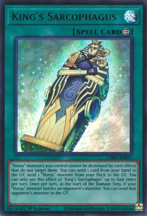 King's Sarcophagus [CH02-EN037] Ultra Rare | Gear Gaming Bentonville