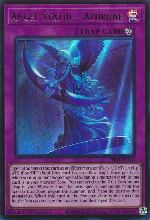 Angel Statue - Azurune [CH02-EN040] Ultra Rare | Gear Gaming Bentonville