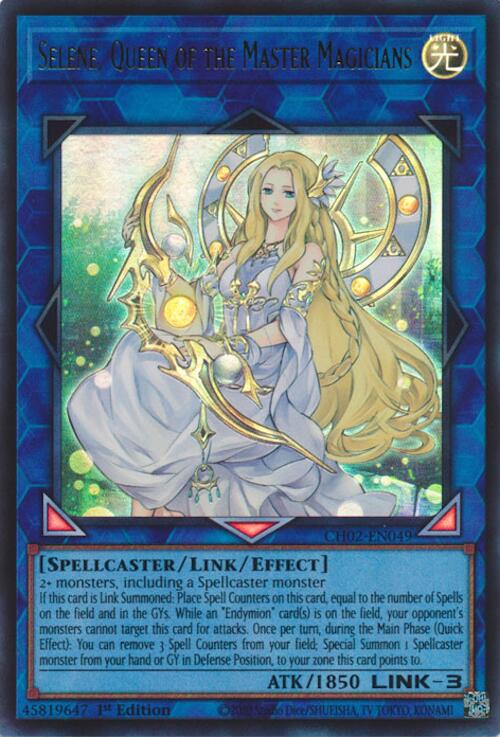 Selene, Queen of the Master Magicians [CH02-EN049] Ultra Rare | Gear Gaming Bentonville