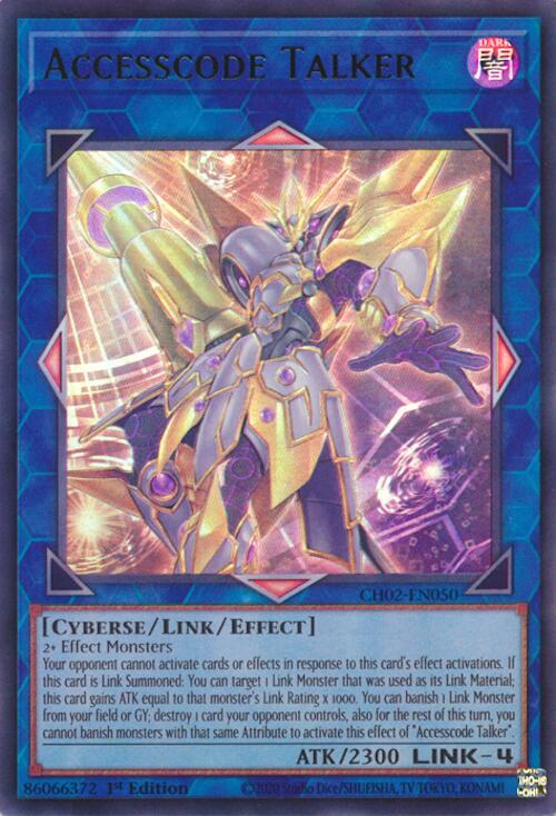 Accesscode Talker [CH02-EN050] Ultra Rare | Gear Gaming Bentonville