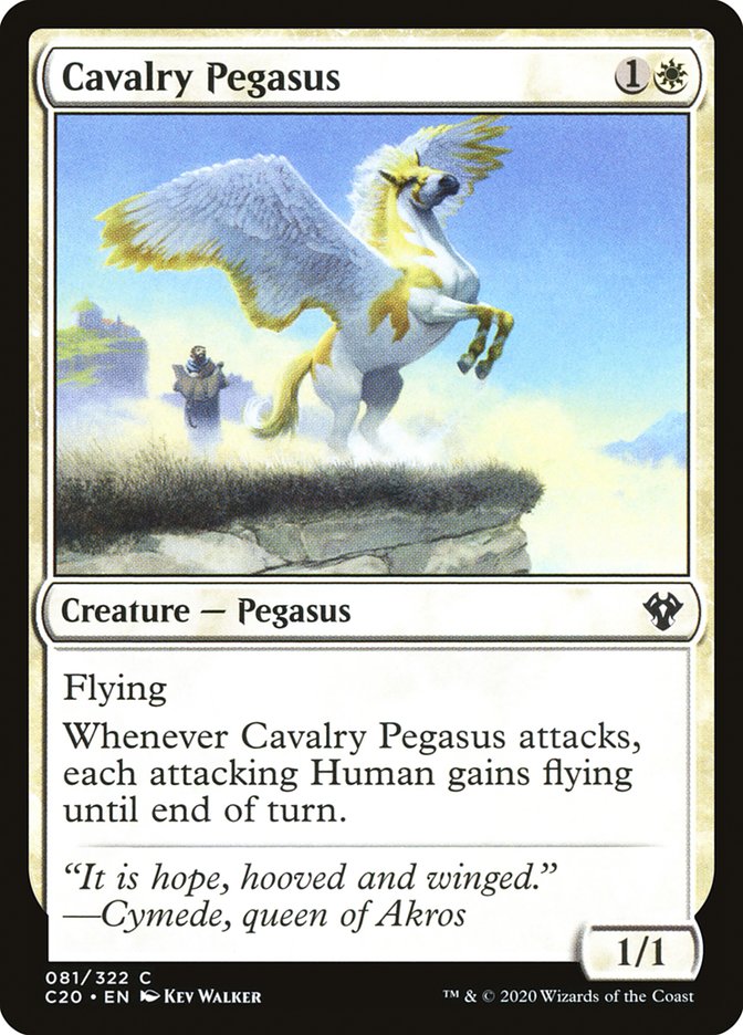 Cavalry Pegasus [Commander 2020] | Gear Gaming Bentonville