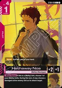 Hathaway Noa (ST08 Release Event) (ST08-010) [Gundam Promotional Cards] | Gear Gaming Bentonville