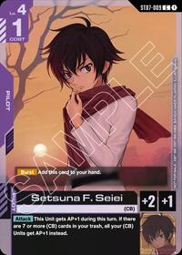 Setsuna F. Seiei (ST07 Release Event) (ST07-009) [Gundam Promotional Cards] | Gear Gaming Bentonville