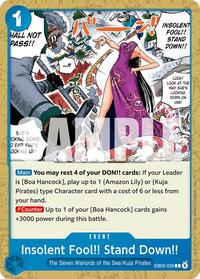 Insolent Fool!! Stand Down!! [Extra Booster: One Piece Heroines Edition] | Gear Gaming Bentonville