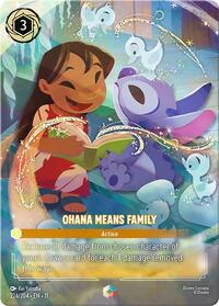 Ohana Means Family (Enchanted) (224/204) [Winterspell] | Gear Gaming Bentonville