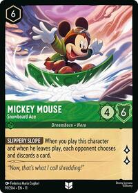 Mickey Mouse - Snowboard Ace (91/204) [Winterspell] | Gear Gaming Bentonville
