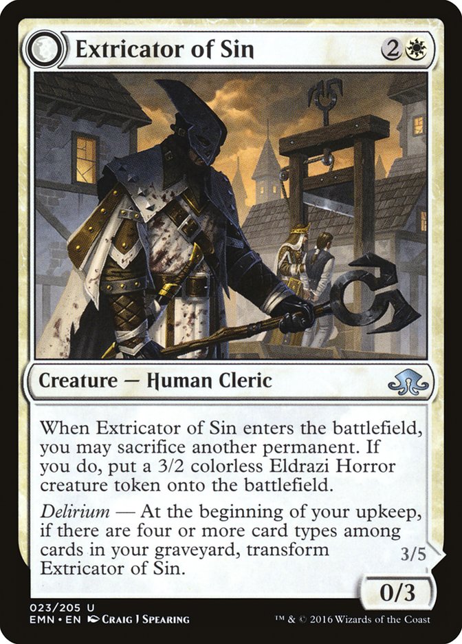 Extricator of Sin // Extricator of Flesh [Eldritch Moon] | Gear Gaming Bentonville