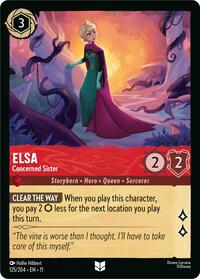 Elsa - Concerned Sister (125/204) [Winterspell] | Gear Gaming Bentonville