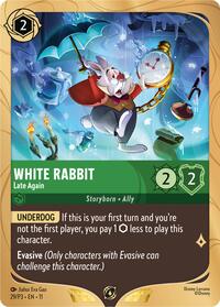 White Rabbit - Late Again (29) [Disney Lorcana Promo Cards] | Gear Gaming Bentonville