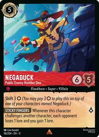 Negaduck - Public Enemy Number One (116/204) [Winterspell] | Gear Gaming Bentonville