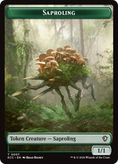 Saproling // Scarecrow Double-Sided Token [Lorwyn Eclipsed Tokens] | Gear Gaming Bentonville