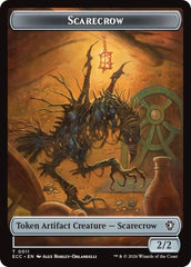 Scarecrow // Treasure Double-Sided Token [Lorwyn Eclipsed Tokens] | Gear Gaming Bentonville