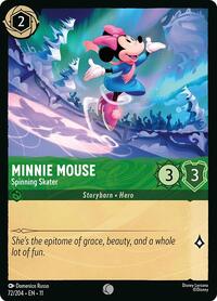 Minnie Mouse - Spinning Skater (72/204) [Winterspell] | Gear Gaming Bentonville