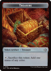 Treasure // Shapeshifter Double-Sided Token [Lorwyn Eclipsed Tokens] | Gear Gaming Bentonville