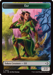 Elf // Kithkin (0007) Double-Sided Token [Lorwyn Eclipsed Tokens] | Gear Gaming Bentonville