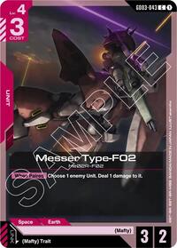 Messer Type-F02 [Steel Requiem] | Gear Gaming Bentonville