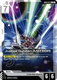 Justice Gundam (METEOR) [Steel Requiem] | Gear Gaming Bentonville